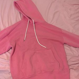 Pink oversized forever 21 hoodie